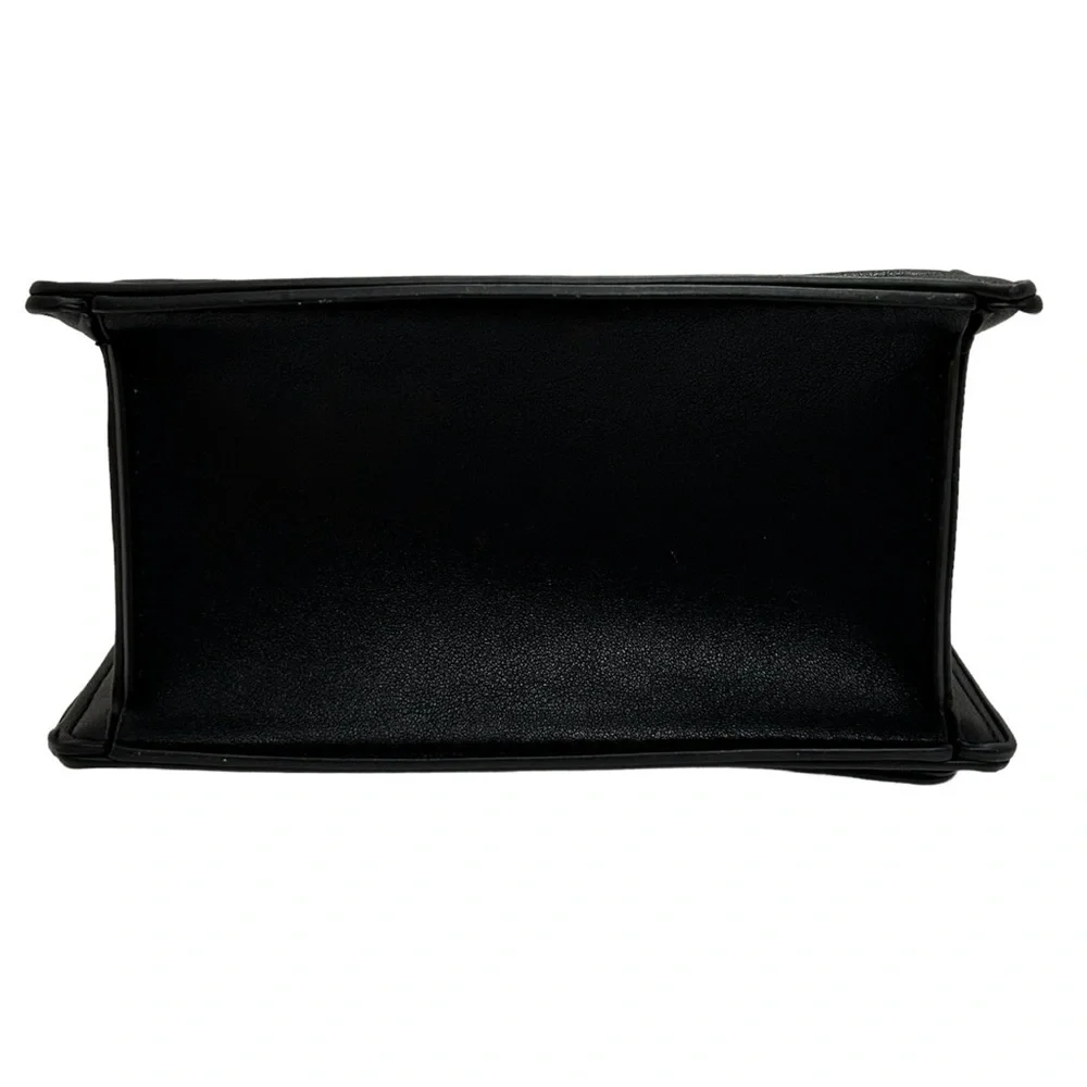 BETSEY JOHNSON Stadium bag Embellished Bow Black Clear Silver bling Like new - Picture 13 of 15